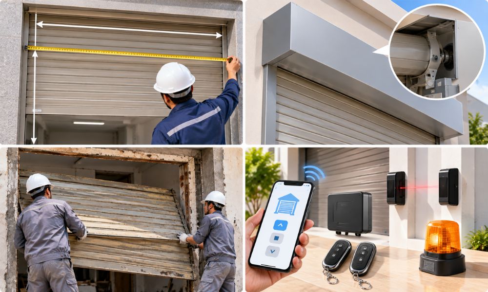 Những yếu tố khiến giá cửa cuốn phát sinh tại công trình