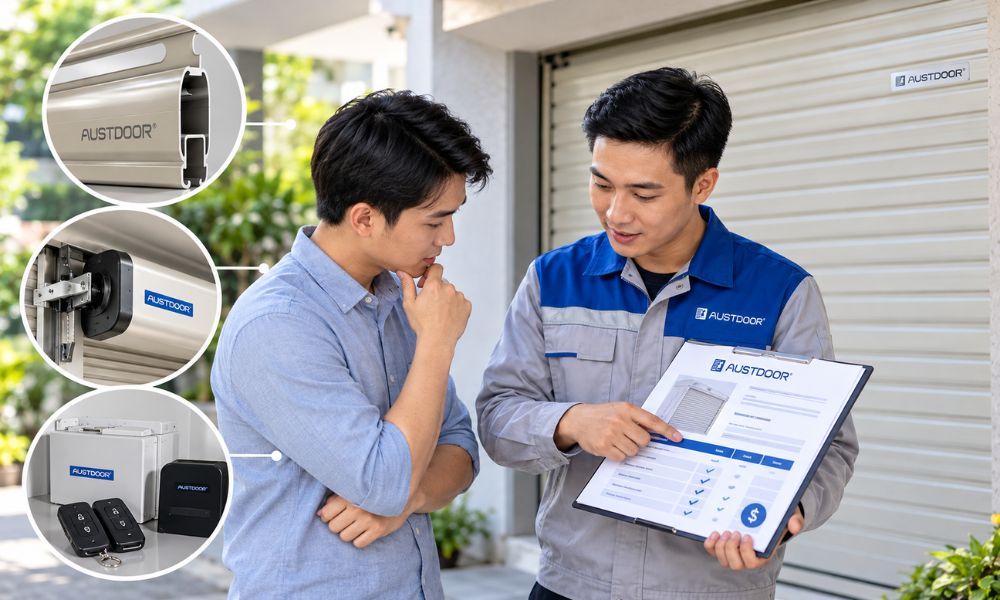 Lưu ý khi nhận báo giá cửa cuốn Austdoor